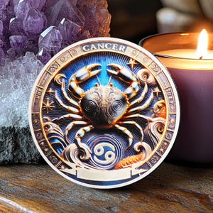 Spersonalizowana nazwa 12 monet konstelacji Moneta Raka, nowość Horoskop Wyzwanie Moneta Szczęśliwy Znak Zodiaku Zabawny Prezent dla Mężczyzn Kobiet Dzieci