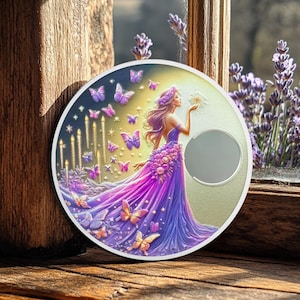 1-99 Years Perfect Addiction Sobriety Coin, Purple Butterfly Women Recovery Medallion Narcotics Alcoholics Anonymous Gifts for Men Women