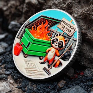 置物 Fuck  dome advisory Everything is Fine Zen Garden - Etsy