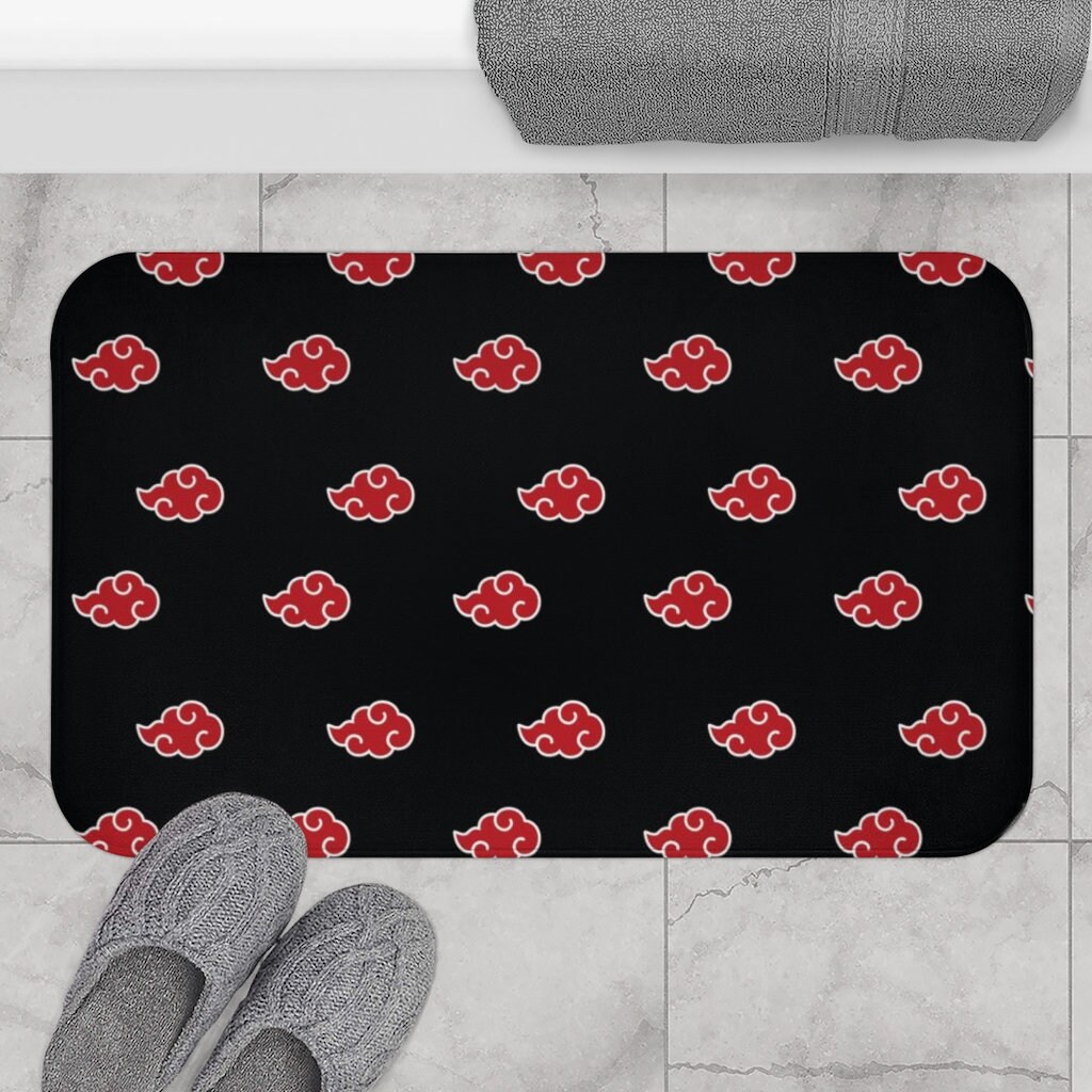 Anime Bath Mat Kawaii Cute Japanese Print Pattern Bathroom Etsy