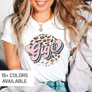 Gigi Shirt for Grandma - Gift for Gigi - Retro Vintage Gigi Tee - Mothers Day Gift - Grandmother Shirts - Baby Reveal Gift - Gigi Tshirt