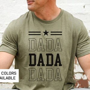 DADA Shirt for Dad for Father&#39;s Day, DADA T Shirt for Men, DADA Gift from Daughter, Fathers Day TShirt for Dad, Dad T-Shirt Gift Idea