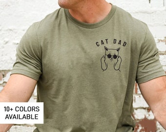 Cat Dad T-Shirt, Cat Lover Shirt, Funny Cat Tee, Cat Father, Cat Dad, Cat Daddy Shirt, Animal Lover Gift, Gift from the Cat, Cat Dad Gift
