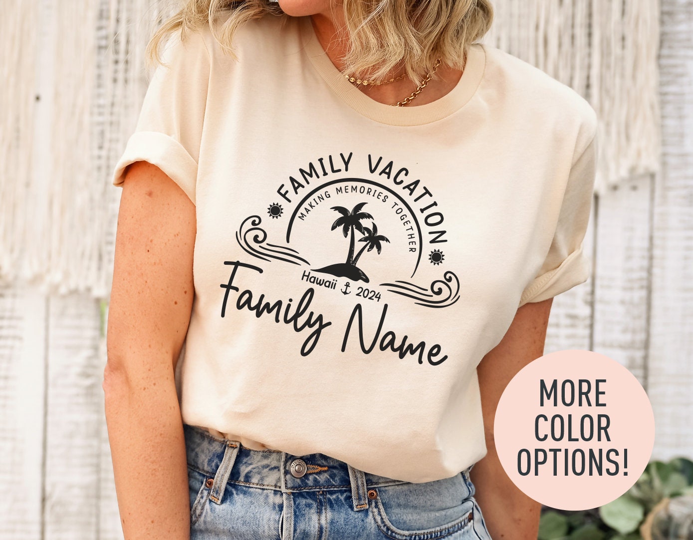 Discover Family Vacation 2024 Shirt, Making Memories Together Shirt, Custom Family Name Vacation T-Shirt