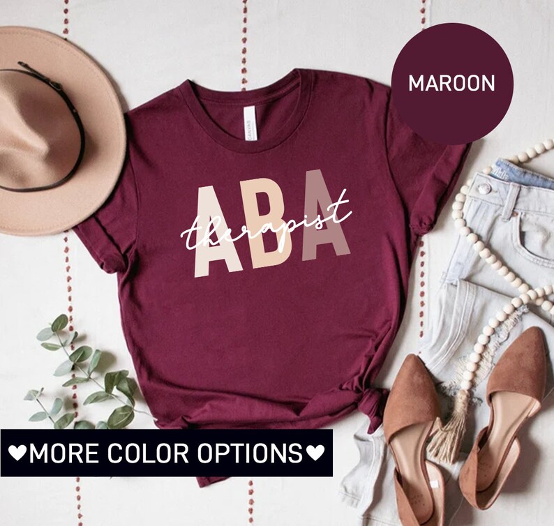 ABA Therapeut Shirt Angewandte Verhaltensanalytik Shirt Verhaltensspezialist Shirt Behavior Techniker SPED Lehrer Shirt ABA Grad Shirt Bild 4