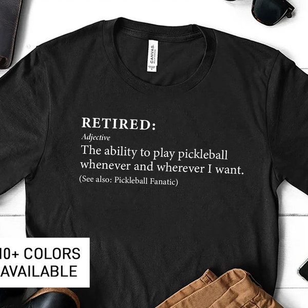 Funny Pickleball Shirt for Grandpa, Pickleball Retirement TShirt for Dad, Funny Pickleball Gift for Grandpa, Pickleball Gift for Husband