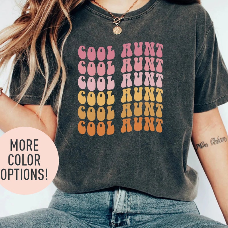 I'm An Awesome Aunt T-Shirt For Women - 100% Cotton Fitted Tee, Medium, Funny Family Gift Shirt