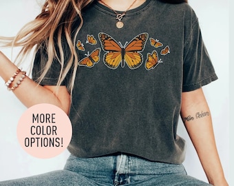 Monarchs Shirt, Monarch Butterfly Shirt, Butterfly Lover Shirt, Insect Shirt, Save the Monarchs Shirt, Cute Butterfly Shirt, Shirt for Woman