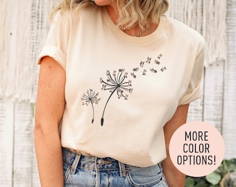 Dandelion Boston Terrier, Dandelion Boston Terrier Flower Shirt, Dandelion, Dog Lover, Gifts for Dog Mom, Funny Dog Shirt, Pet Owners Gift