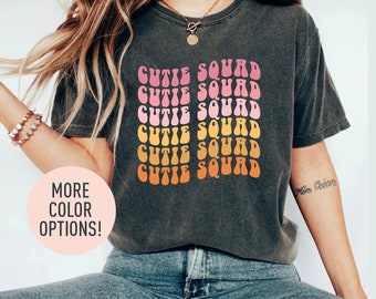 Cutie Squad Shirt, Bridesmaid Squad Shirt, Bachelorette Party Shirt, Bridal Shower Shirt, Team Cutie Squad Shirt, Shirt for Cutie Squad