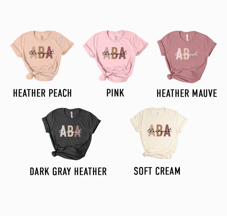 ABA Therapeut Shirt Angewandte Verhaltensanalytik Shirt Verhaltensspezialist Shirt Behavior Techniker SPED Lehrer Shirt ABA Grad Shirt Bild 6