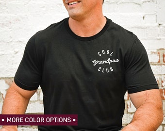 Cool Grandpas Club Shirt, Father&#39;s Day Shirt, Best Grandpa Shirt, Cool Grandpa Shirt, Gramps Shirt, Gift from Grandkids, Grandfather Shirt