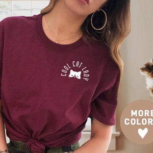 Cool Cat Lady Shirt, Cat Hiding Shirt, Kitten T-shirts, Pocket Cat, Gift for Cats Lover, Cat Mom Shirt, Cat Shirt Gift