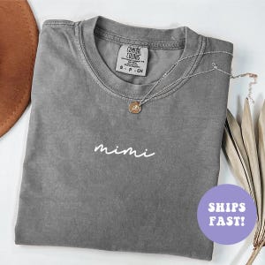 Comfort Colors® Mimi Shirt, Mother&#39;s Day Shirt, Best Grandma Shirt, Cool Grandma Shirt, Baby Announcement Shirt for Grandma, Gift for Mimi