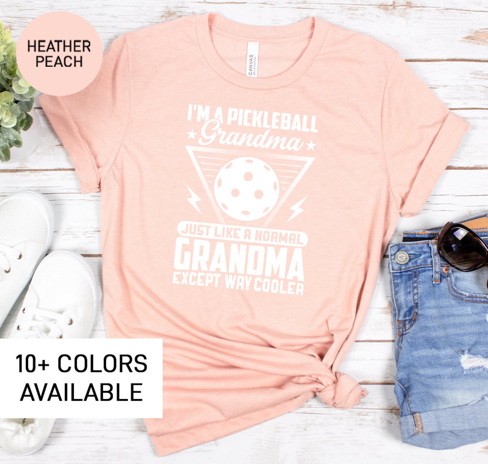 Funny Pickleball Shirt for Grandma Pickleball Tshirt for Her Etsy
