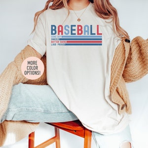 Retro Baseball Shirt, Baseball Season Shirt, Baseball Player Shirt, Baseball Fan Shirt, Baseball Lover Shirt, Game Day Shirt, Sports Shirt