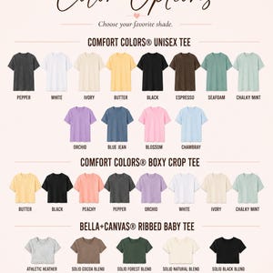 Maglietta Comfort Colors® Made For Lake Days, maglietta con grafica lago, crop top ampio, maglietta a coste per neonati, maglietta per gite estive al lago, maglietta per gite in barca, regalo per il lago immagine 10