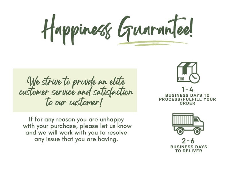 The image is a collage of three images: a green box with a white clock, a green truck, and a green and white sign with text.