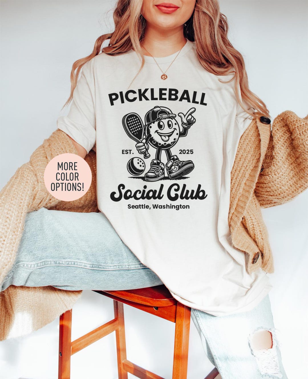 Pickle Ball Club Social Sweater main image 1