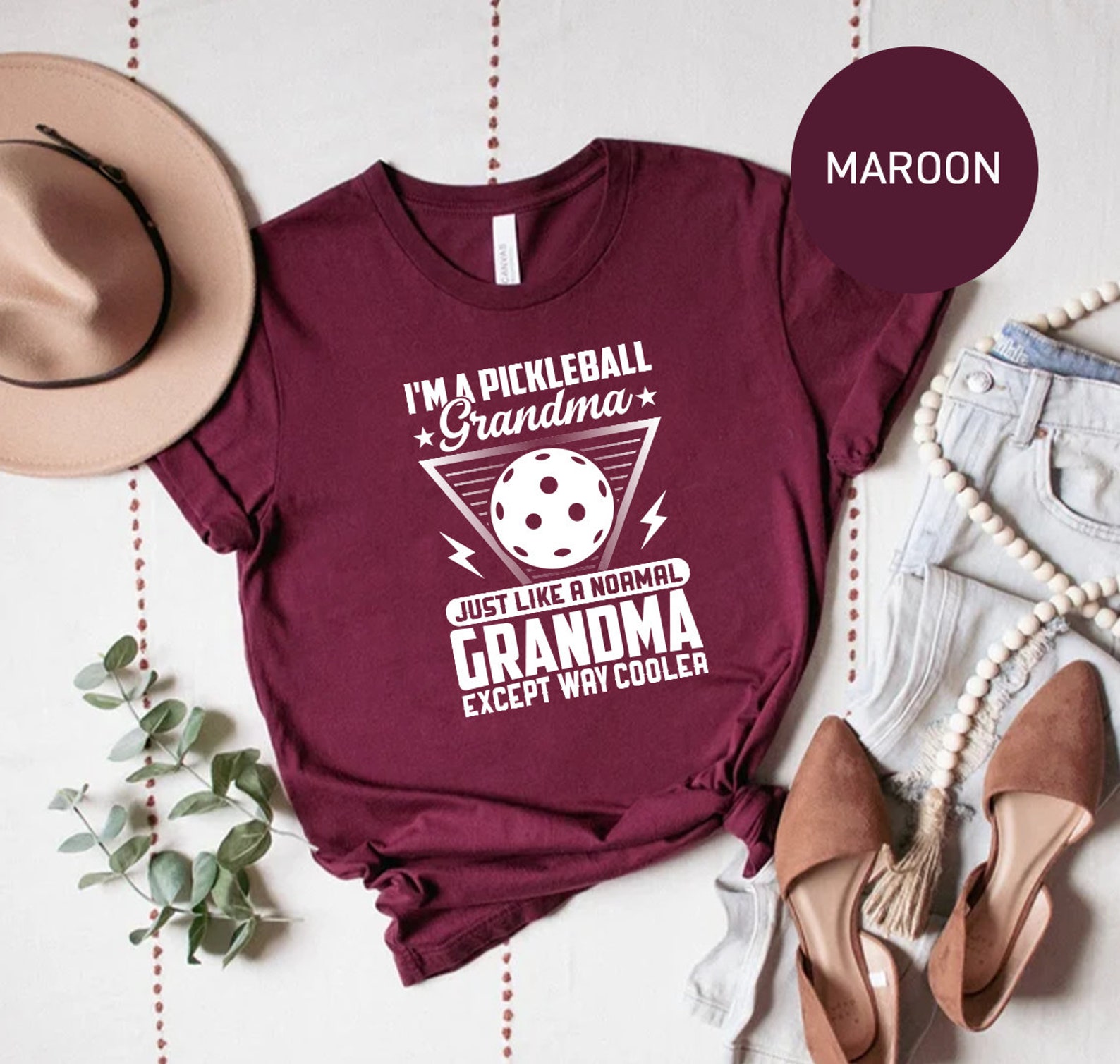 Funny Pickleball Shirt for Grandma Pickleball Tshirt for Her Etsy