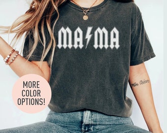 Mama Shirt für Muttertagsgeschenk von Tochter, süßes Mama T-Shirt für Mama, Mama Thunderbolt Geschenk für Mama Geschenk für Mama Tee für Mama Geburtstagsgeschenk
