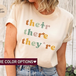 Lustiges Grammatik Shirt für Englischlehrer, Satzzeichen Shirt, Englischlehrer Shirt, Geschenk für Lehrer Texter, Geschenk für Lehrer