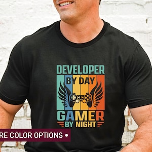 Software Developer Shirt for Men, Computer Engineer TShirt for Computer Programmer, Coding T-Shirt for Computer Science Gift for Gamer
