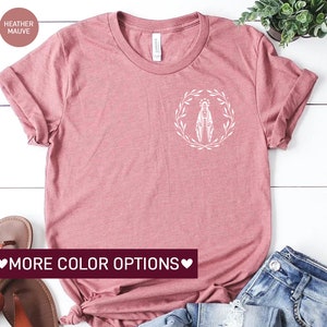 Our Lady of Lourdes Shirt Catholic Shirt Christian Shirt Christian Gifts Aesthetic Clothes Christian Tee Christian Apparel, Holy Family image 4