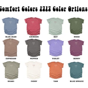 Comfort Colors® Coquette Mama Shirt Mom Appreciation Shirt Best Mom Shirt Mama TShirt Gift for Mother’s Day From Daughter, Mom Gift image 6