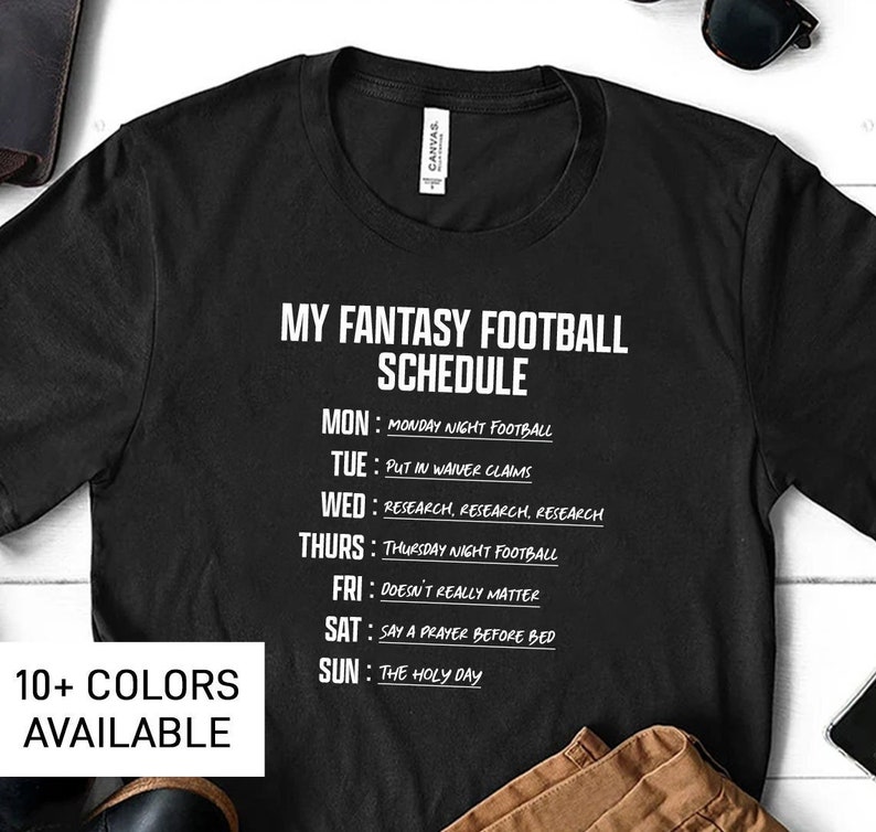 Funny Fantasy Football Shirt for Men Funny Gift for Fantasy Etsy