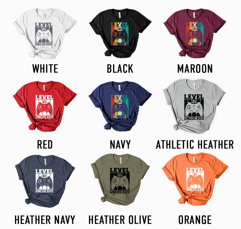 21st Birthday Shirt for Men Funny TShirt for Gamer Son Funny 21st Birthday TShirt for Son Gamer Gift for Son for Birthday Gift from Mom image 8