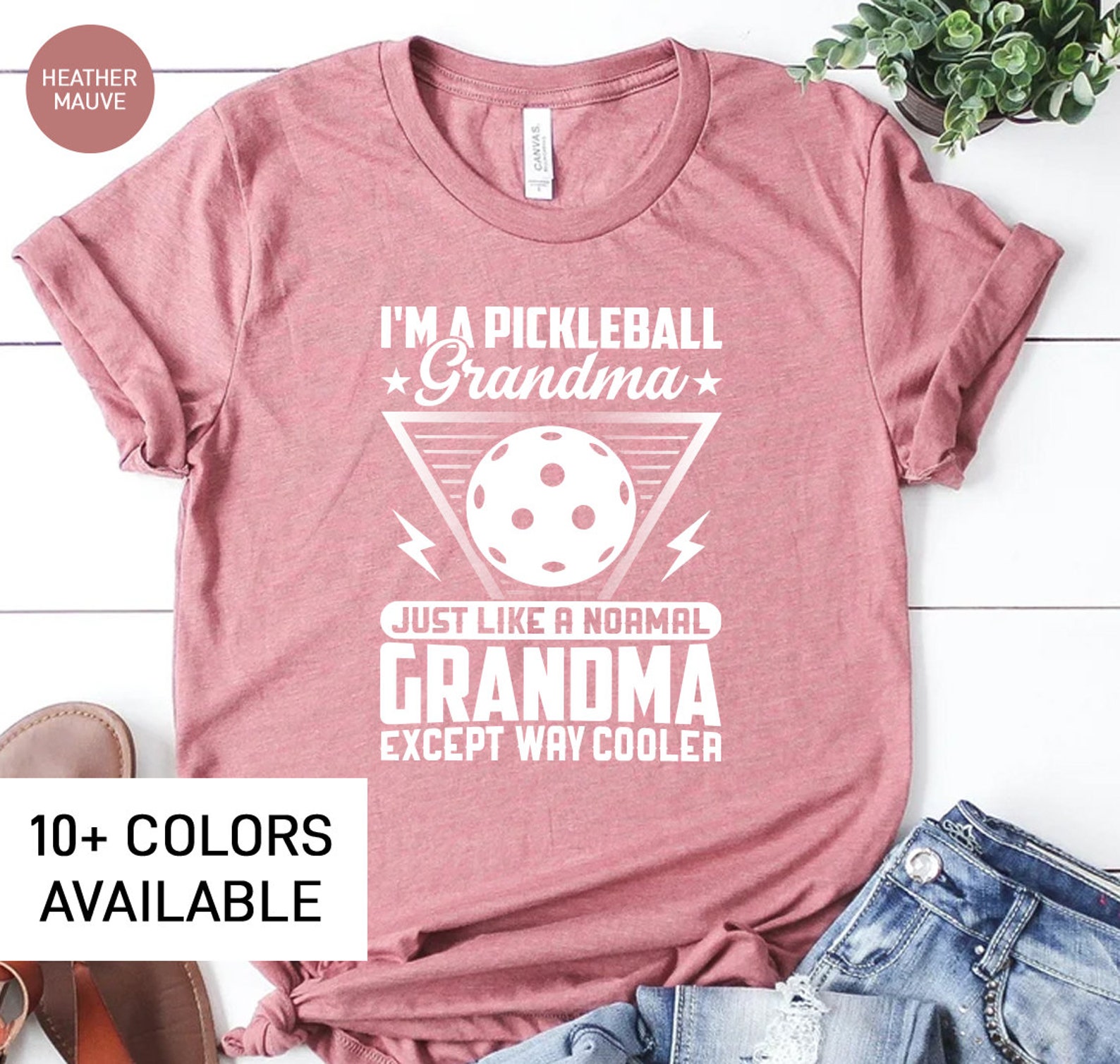 Funny Pickleball Shirt for Grandma Pickleball Tshirt for Her Etsy