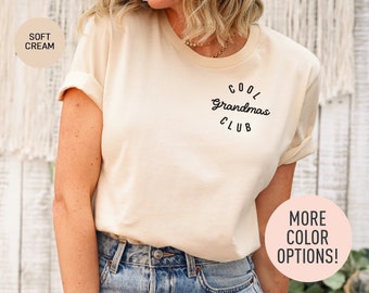 Cool Grandmas Club Shirt, Mother&#39;s Day Shirt, Best Nana Shirt, Cool Grandma Shirt, Granny Shirt, Gift from Grandkids, Granny Birthday Gift