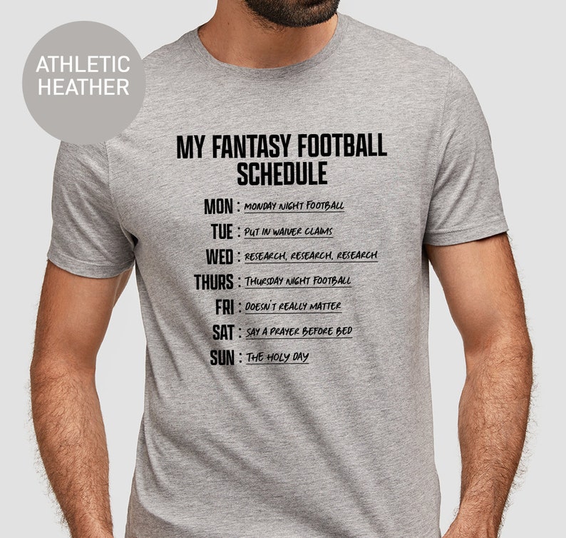 Funny Fantasy Football Shirt for Men Funny Gift for Fantasy Etsy