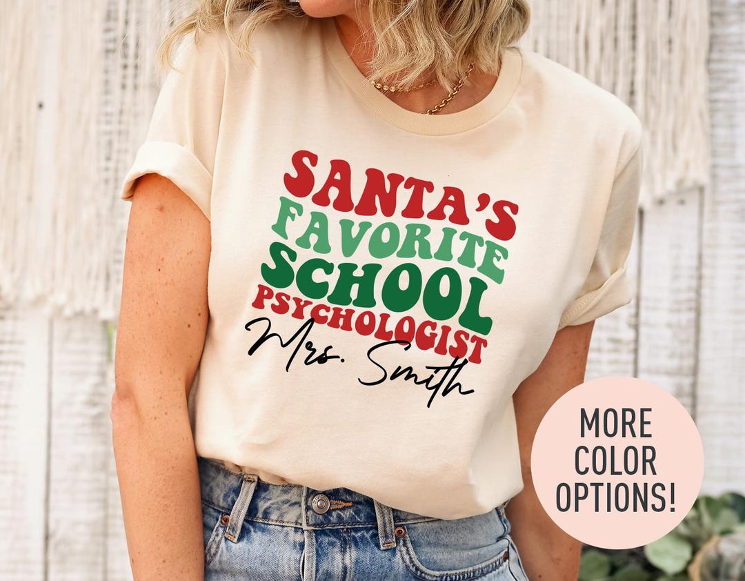 Santa's Favorite School Teacher T-Shirt Christmas Santa's Favorite School Teacher T-Shirt Christmas