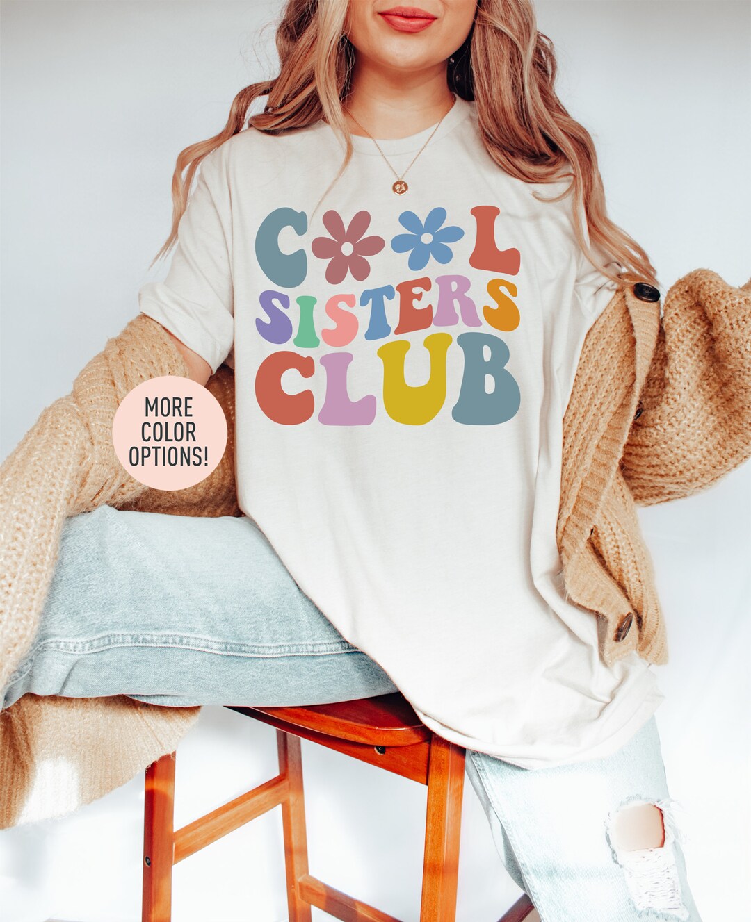 Cool Sisters Club Shirt Oversized Cool Sisters Shirt Etsy