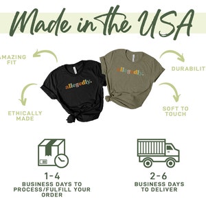 a graphic explaining how to make a made in the usa t - shirt