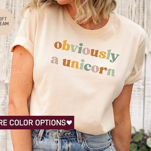 Obviously A Unicorn Shirt, Unicorn Shirt, Gift For Her, Funny Shirts, Unicorn T-Shirt, Unicorn Sassy
