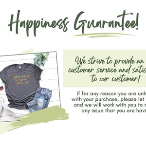 a picture of a t - shirt with a message about it