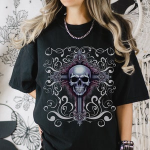 Vintage Indie Aesthetic Clothes Cyber Y2k Graphics Print Tops Fairy Grunge  Graphic T Shirts Gothic Kawaii Slim Long Sleeve Top