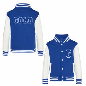 Kids Personalised Name American Football Varsity Letterman Jacket Kids American Style College Baseball Style Personalized Football Team