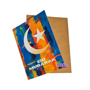 Résumé Carte de vœux de l’Aïd Moubarak | Carte de vœux musulmane| | de cartes musulmanes Carte de vœux de remerciement islamique |  carte