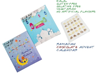 Ramadan Advent Calendar Vegan-nut Free-no Milk-dairy Free-vegetarian-halal  - Etsy UK