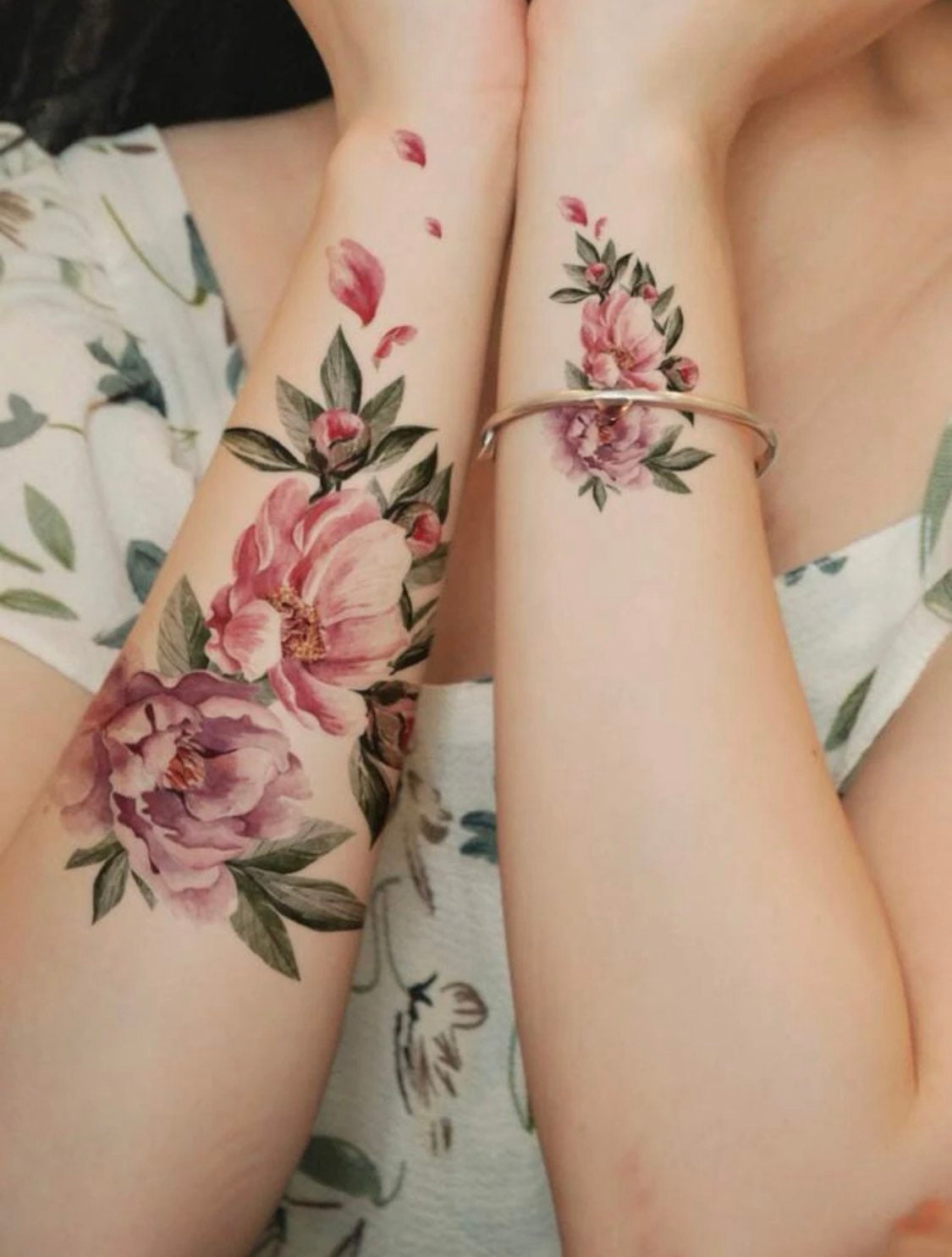 Vintage Mood  Stunning Floral Tattoos That Are Beautifully Soft And  Feminine  Livingly