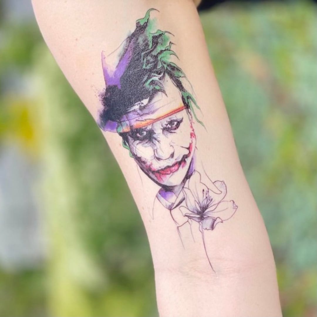 Joker Tattoo | Joker tattoo, Joker tattoo design, Cool chest tattoos