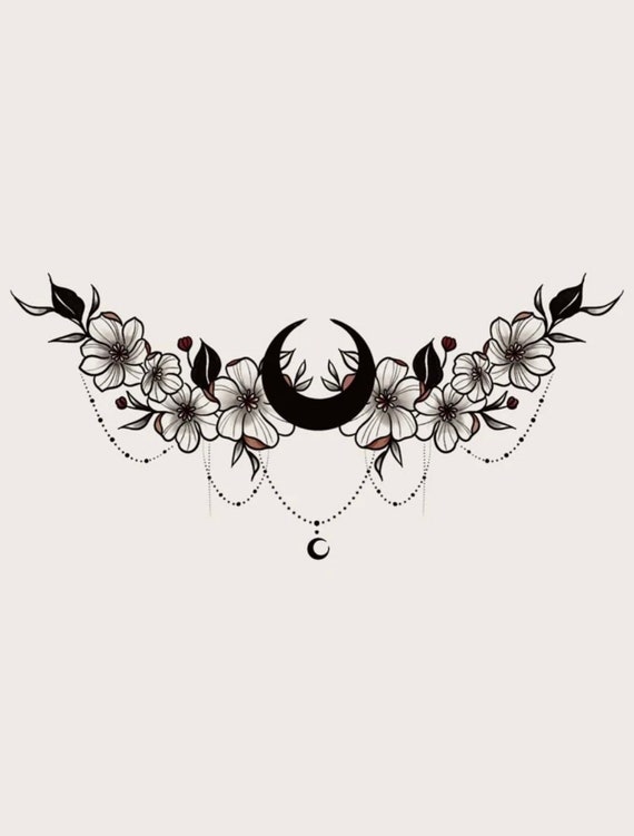 witchy sternum tattoo for womenTikTok Search