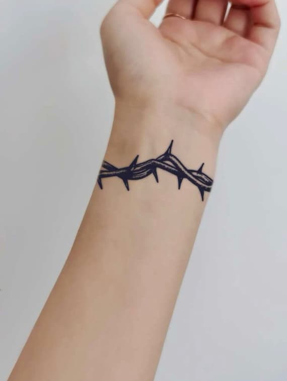 spiked bracelet tattoo  rTattooDesigns