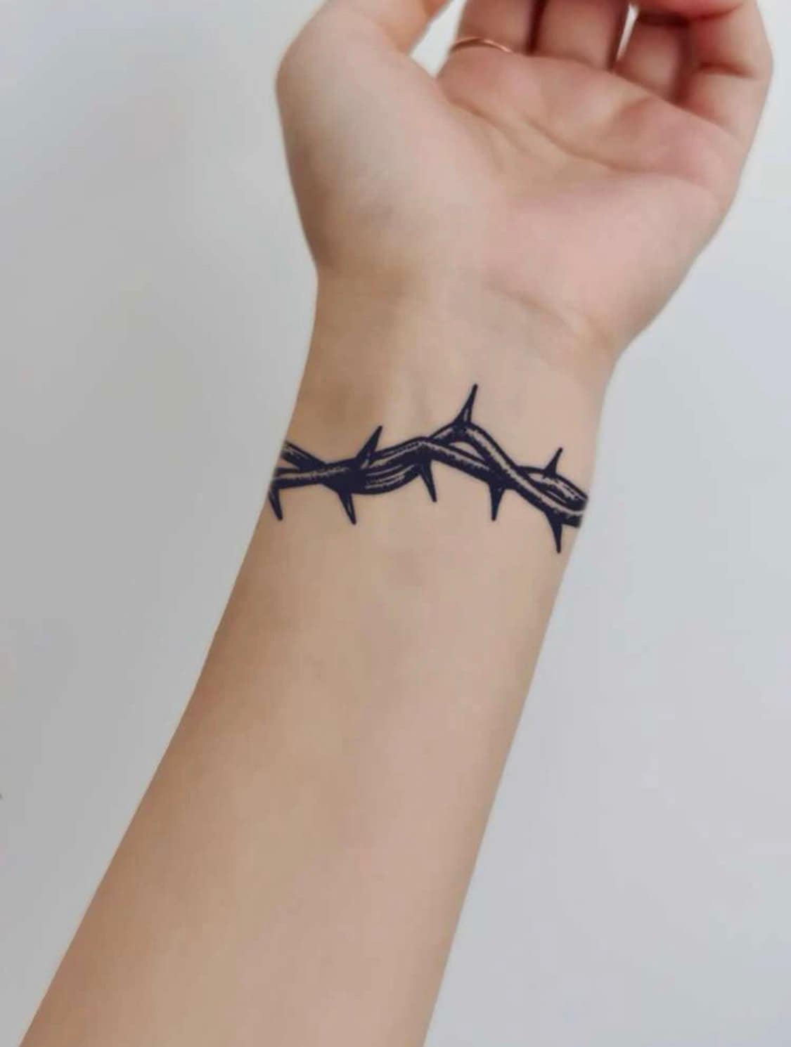 Black Thorn Tattoo Band Temporary Tattoos for Women Men - Etsy Denmark