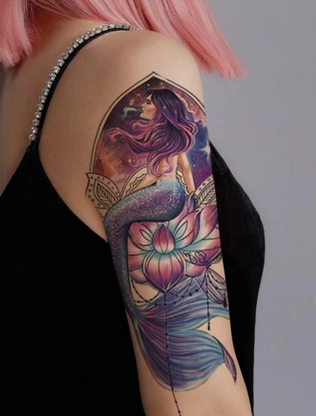 In love with my new mermaid tattoo and wanted to share (Tattoo done by:  Joshua Orville at Catalyst Tattoo in Kansas City, MO. He is now out of  Definitive Tattoo in Kansas