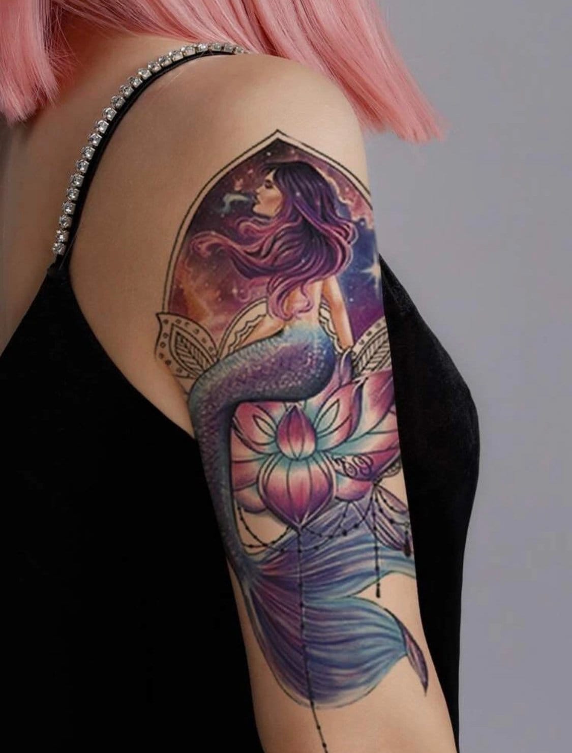 Fantasy Mermaid Temporary Tattoo - Etsy Australia Fantasy Mermaid Temporary Tattoo - Etsy Australia